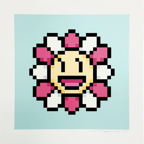 Murakami.Flower #0085 Smiling Girl van Takashi Murakami, Afdruk te koop op Singulart
