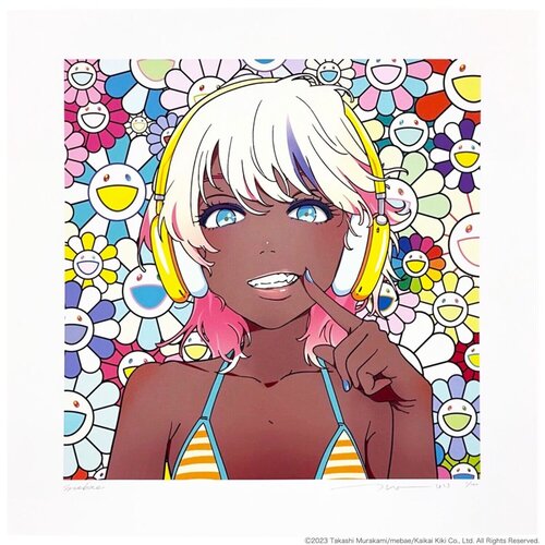 smile_03 Southern Island Girl w M.F van Takashi Murakami, Afdruk te koop op Singulart