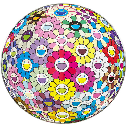 Flower Ball: Colorful, Miracle, Sparkle van Takashi Murakami, Afdruk te koop op Singulart