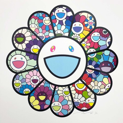Pastel Colored Flowers van Takashi Murakami, Afdruk te koop op Singulart