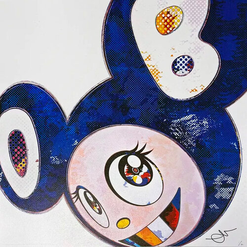 Takashi Murakami - And Then x727 (Ultramarine Gunjo) van Takashi Murakami, Fotografie te koop op Singulart