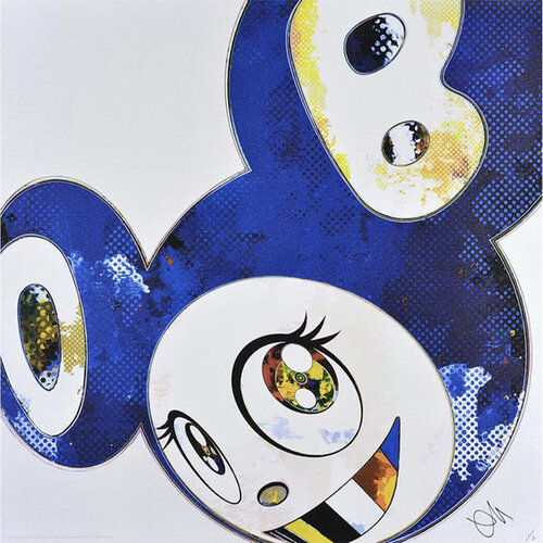 Takashi Murakami- And Then x6 Blue: The Polke Method van Takashi Murakami, Afdruk te koop op Singulart