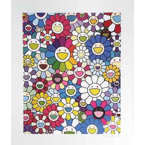 Flowers on the Island Closest to Heaven van Takashi Murakami, Afdruk te koop op Singulart