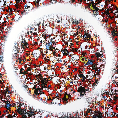 Enso: Memento Mori Red van Takashi Murakami, Afdruk te koop op Singulart