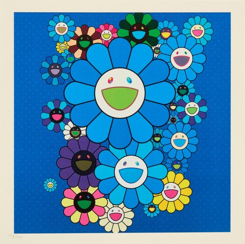 Blue Velvet and Rose Velvet par Takashi Murakami, Édition en vente sur Singulart