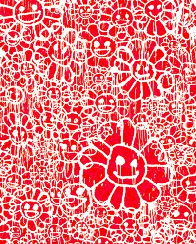 FLOWERS B RED von Takashi Murakami, Druck kaufen auf Singulart