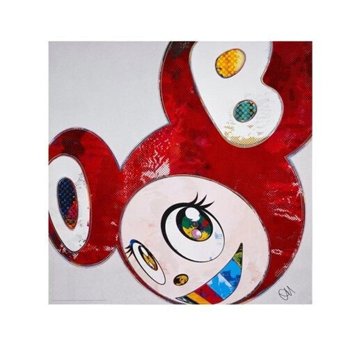 And Then X 6 (Red Dots: the Super Flat Method) van Takashi Murakami, Afdruk te koop op Singulart