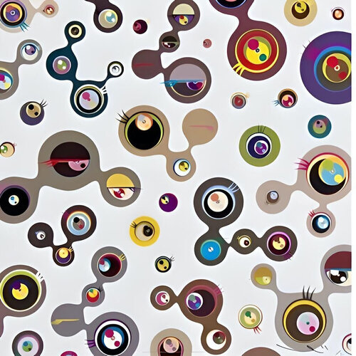 Jellyfish Eyes White 4 van Takashi Murakami, Afdruk te koop op Singulart