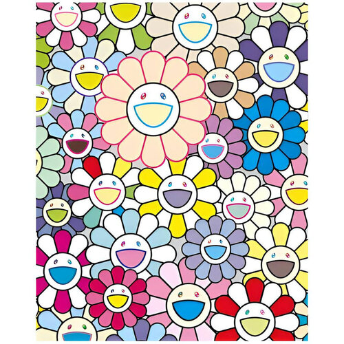 Field of Flowers van Takashi Murakami, Afdruk te koop op Singulart