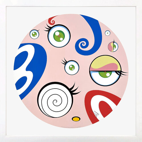 We Are the Jocular Clan (1), framed hand signed lithograph van Takashi Murakami, Afdruk te koop op Singulart