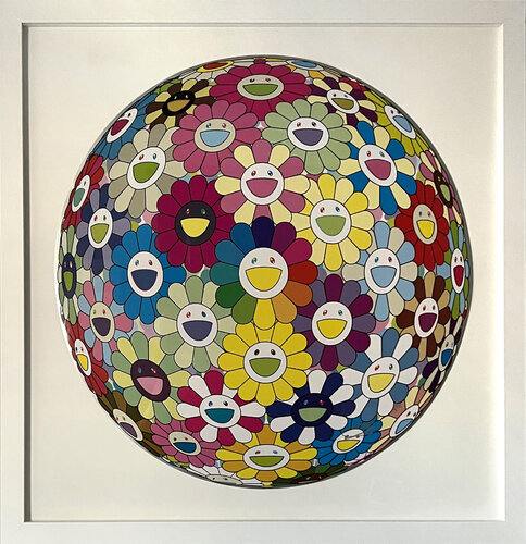 Burying My Face in The Field Of Flower par Takashi Murakami, Édition en vente sur Singulart