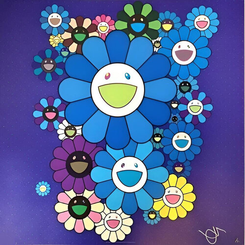 Blue Velvet par Takashi Murakami, Édition en vente sur Singulart
