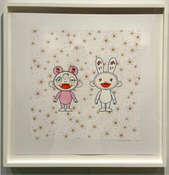 ADAM LISTER アダムリスター アート 版画 ダリ 記憶の固執 村上隆 ADAM LISTER アダムリスター シルクスクリーン 版画 アート