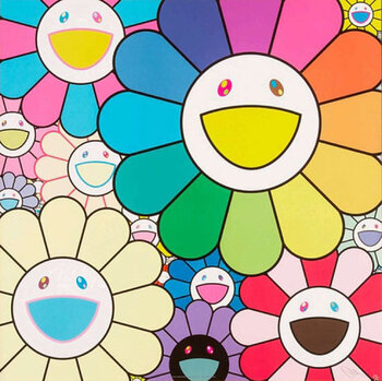 Takashi Murakami × Eguchi Hisashiハートハンド × フラワーカモ グリーン Takashi Murakami × Eguchi Hisashiハートハンド × フラワーカモ グリーン