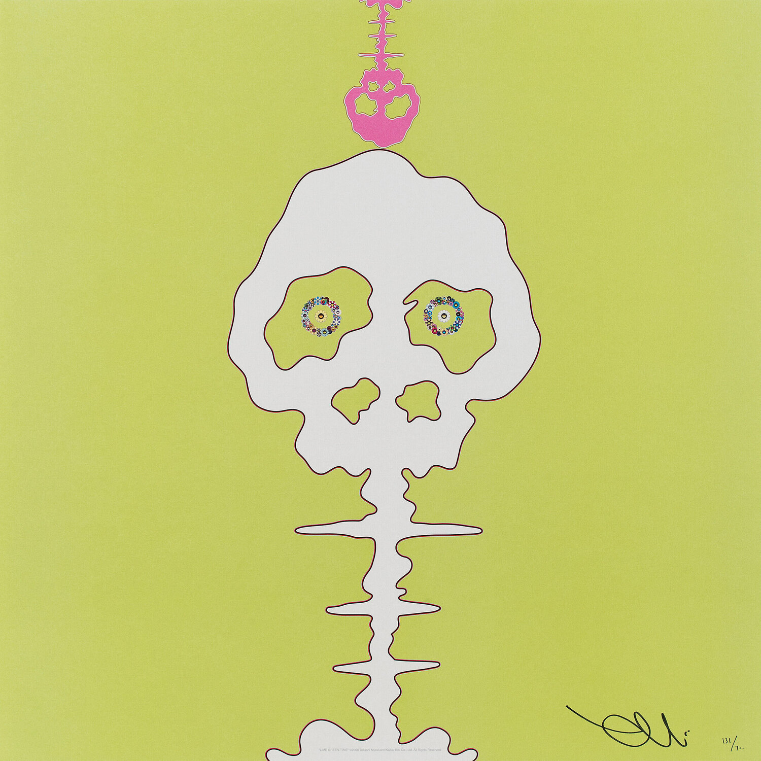 Lime Green - Time (Time Bokan) Takashi Murakami