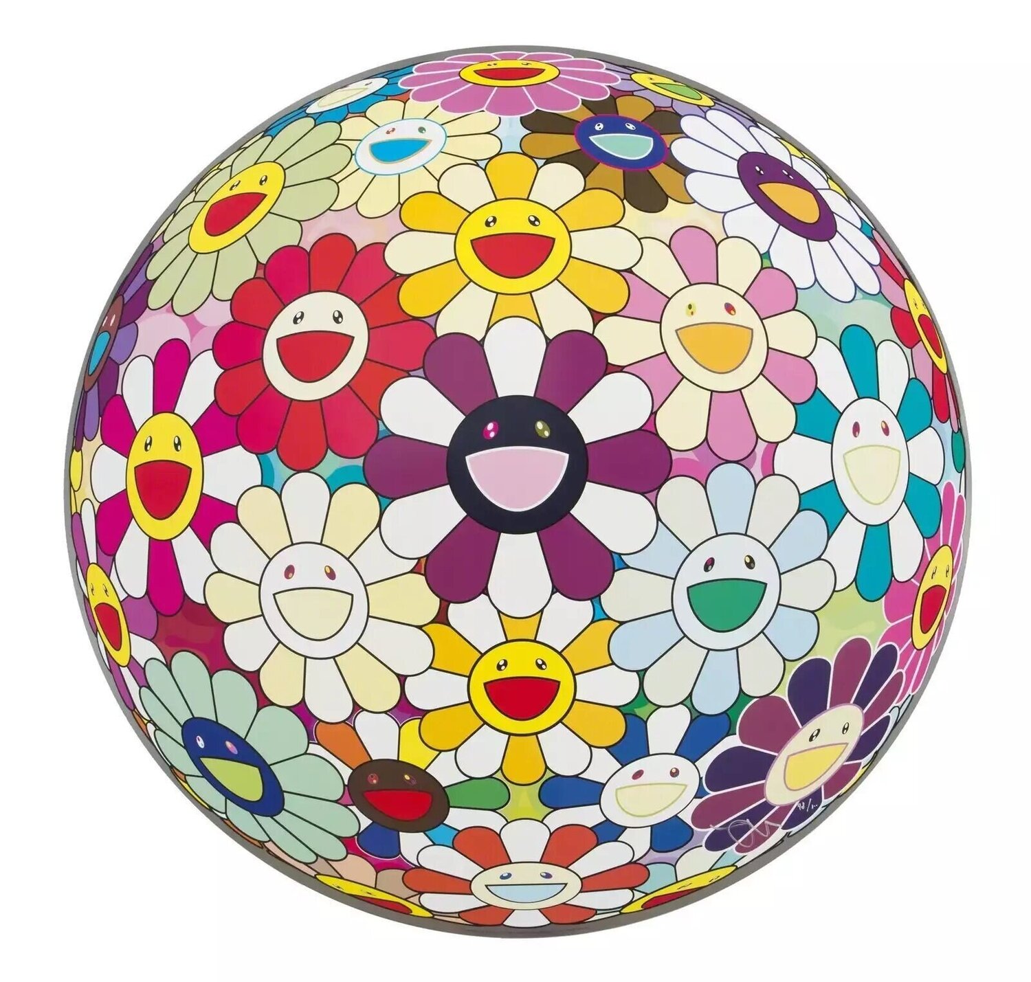 Flowerball Sexual Violet No. 1 (3D) Takashi Murakami Druck zu verkaufen