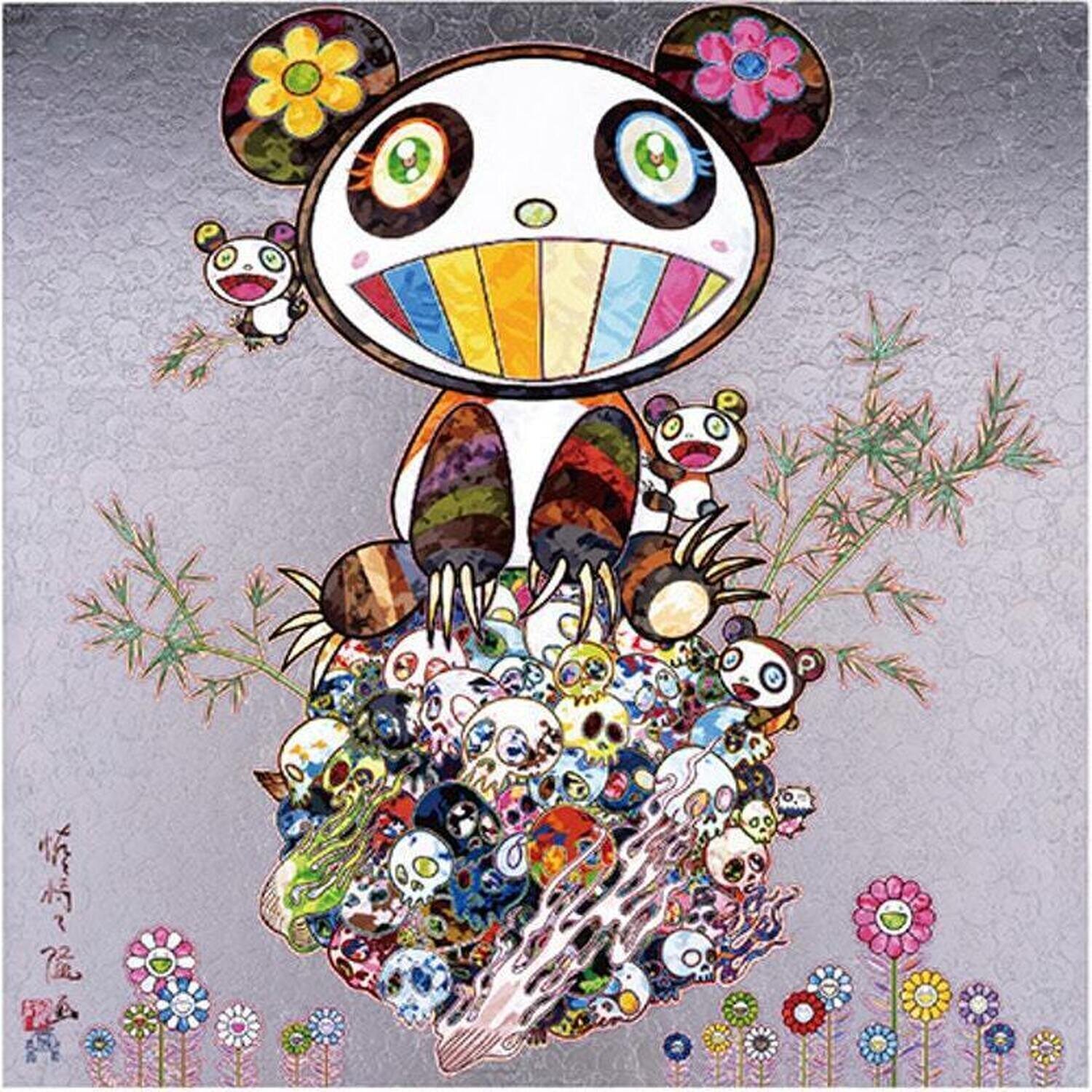 Panda and Panda Cubs Takashi Murakami