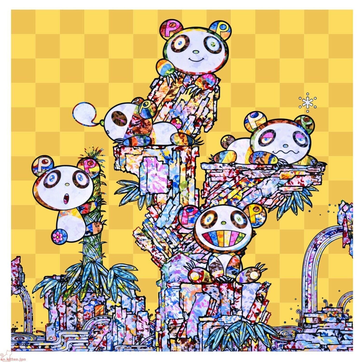Pandas panda Cubs Pands Takashi Murakami