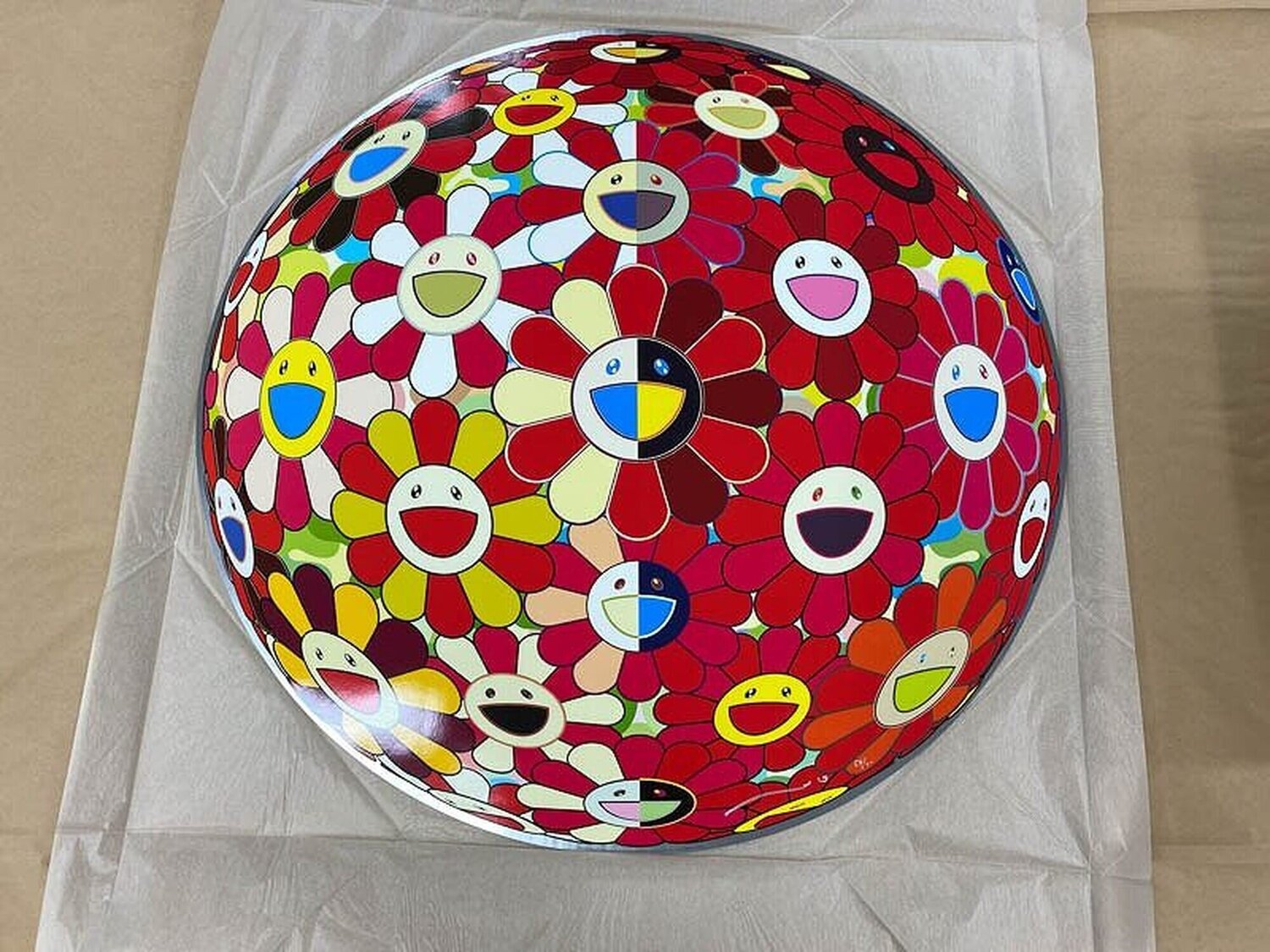 Flowerball Red (3D) The Magic Flute Takashi Murakami