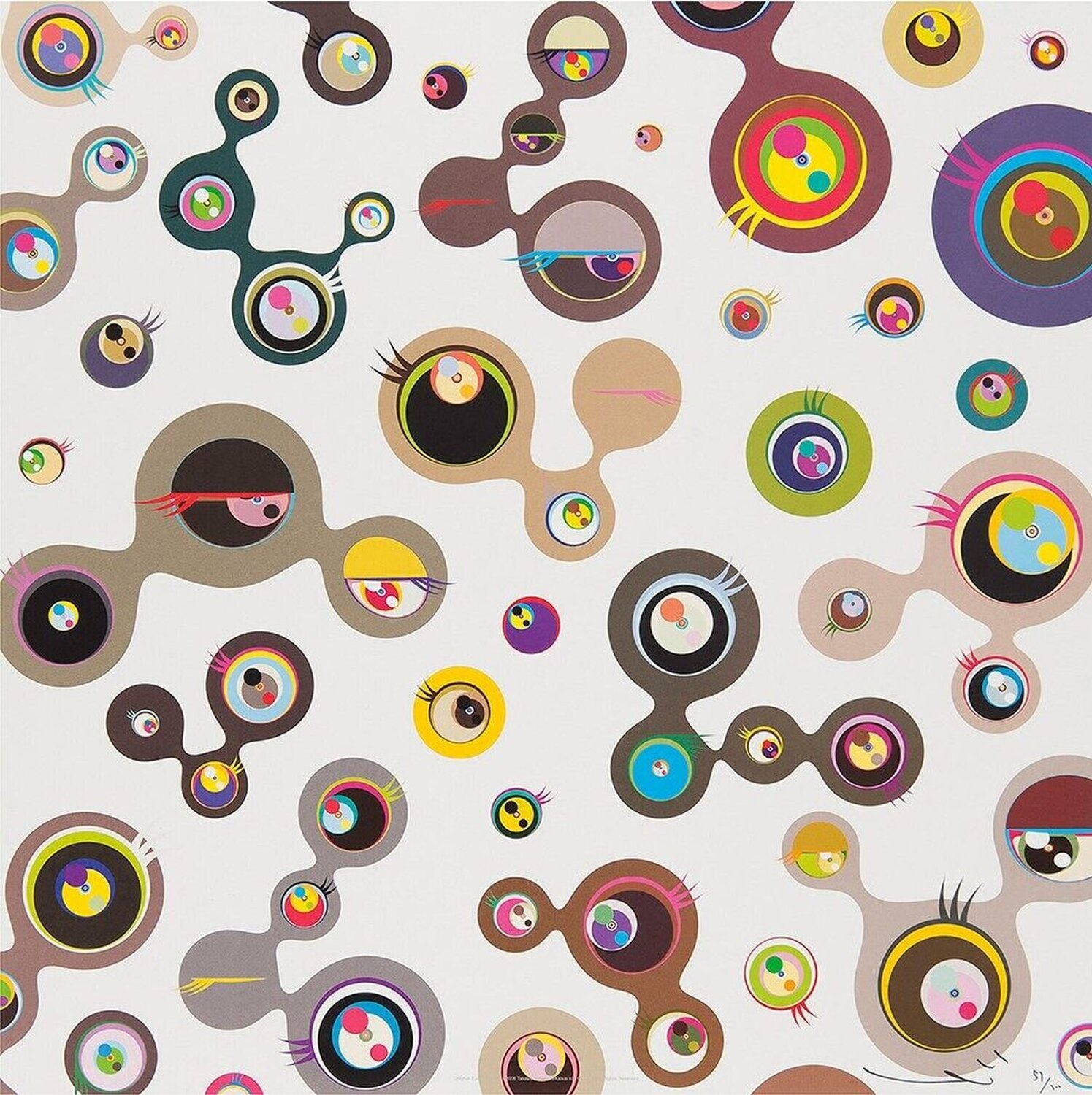 Jellyfish Eyes - White 4 Takashi Murakami