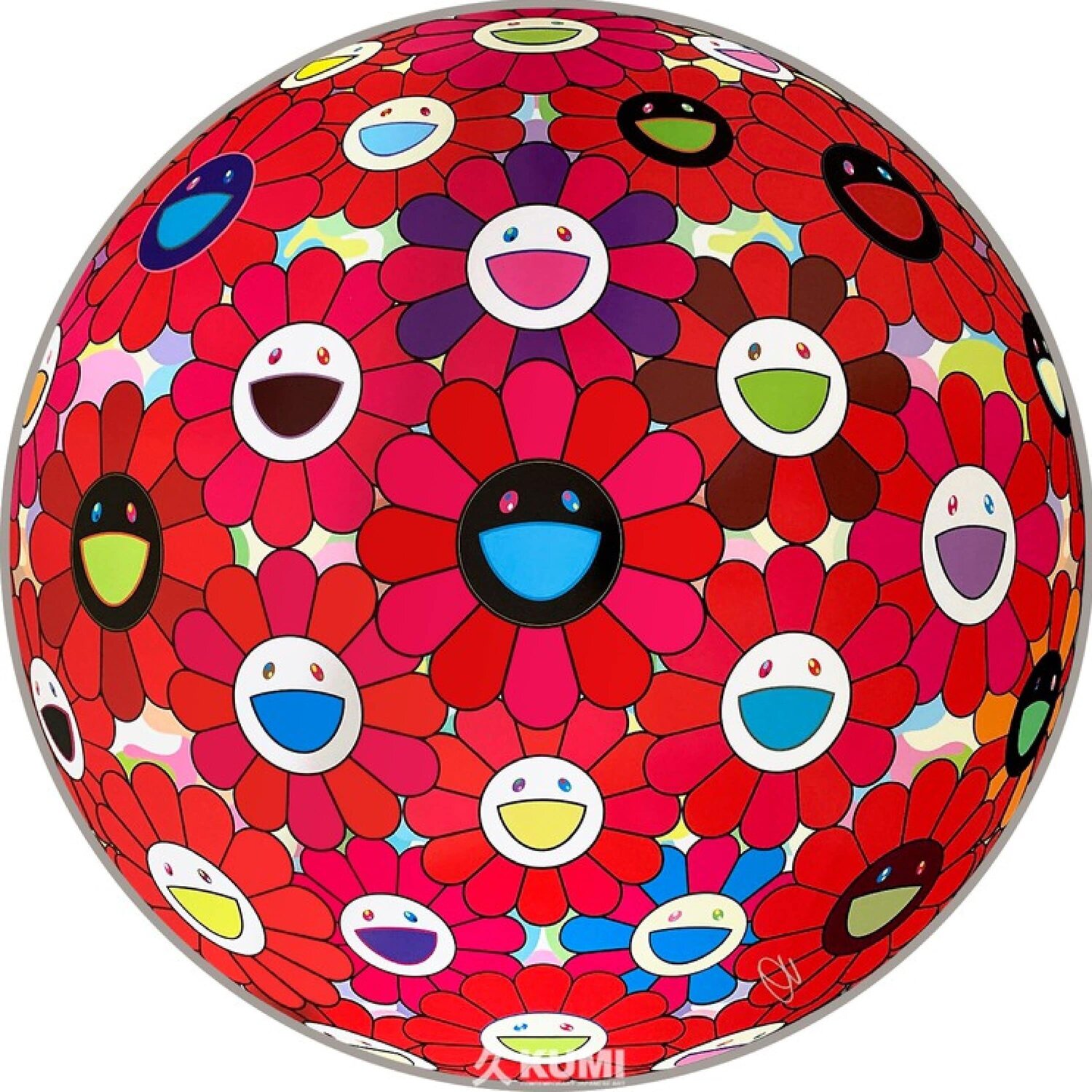 Flower Ball Burning Blood Takashi Murakami