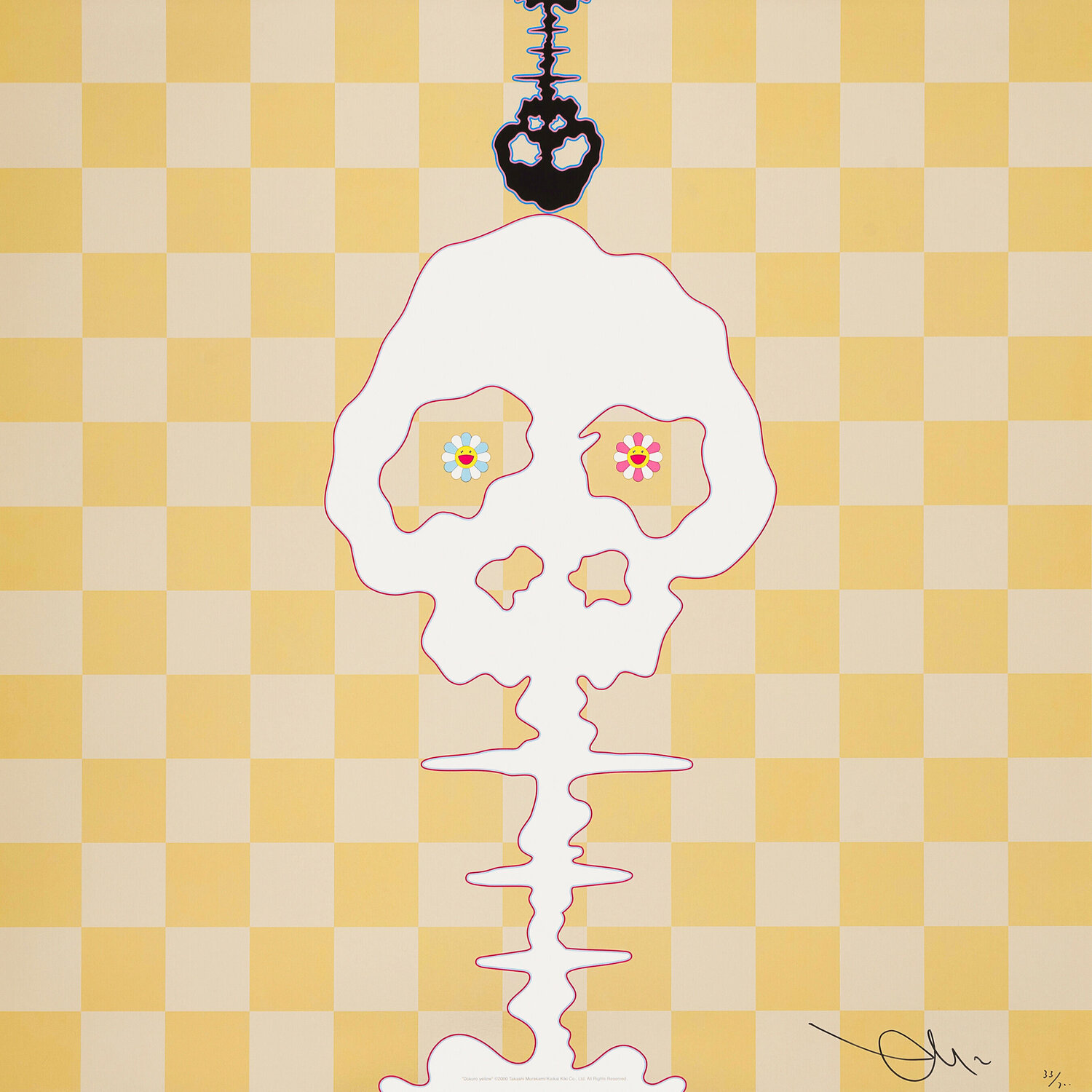 Dokuro (yellow) Takashi Murakami