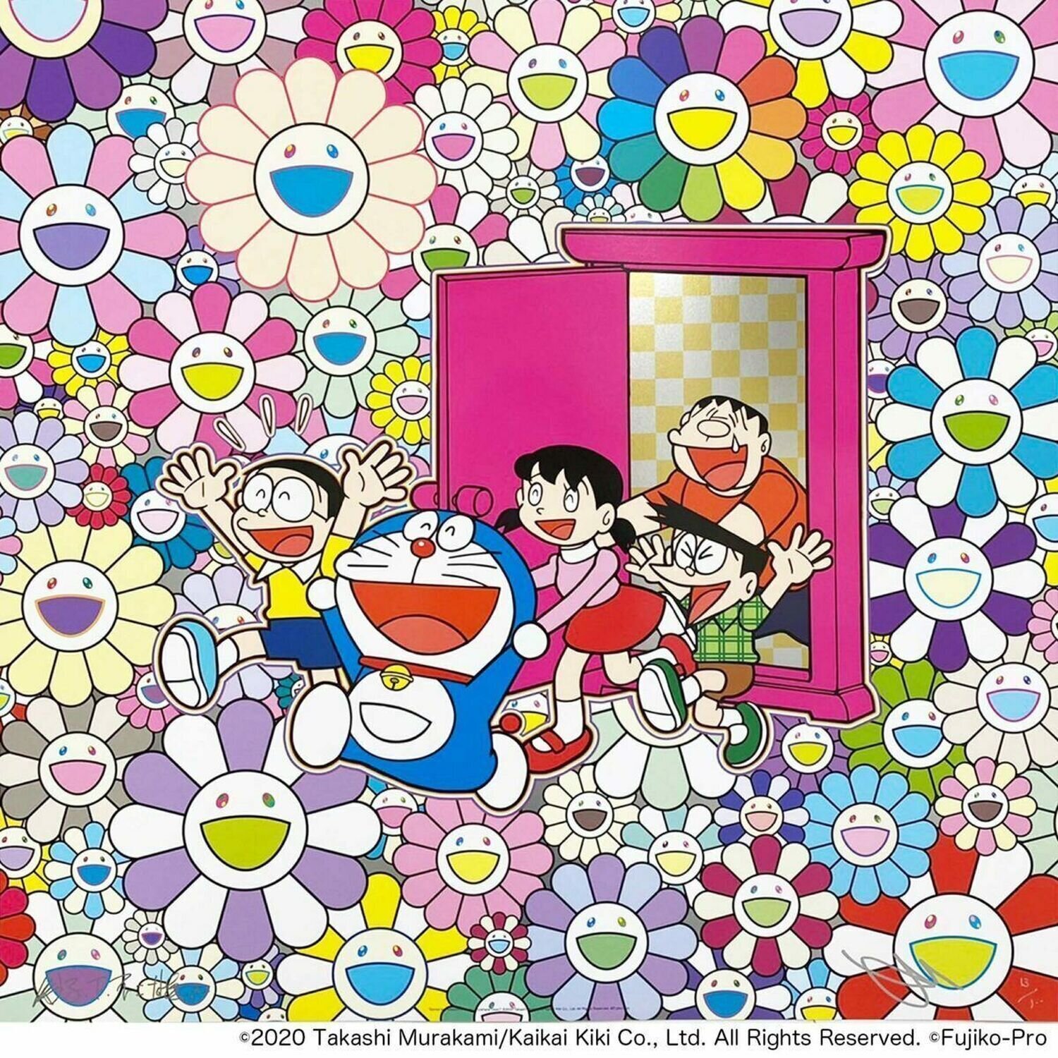 Saved by Dokodemo Door (Anywhere Door) Takashi Murakami
