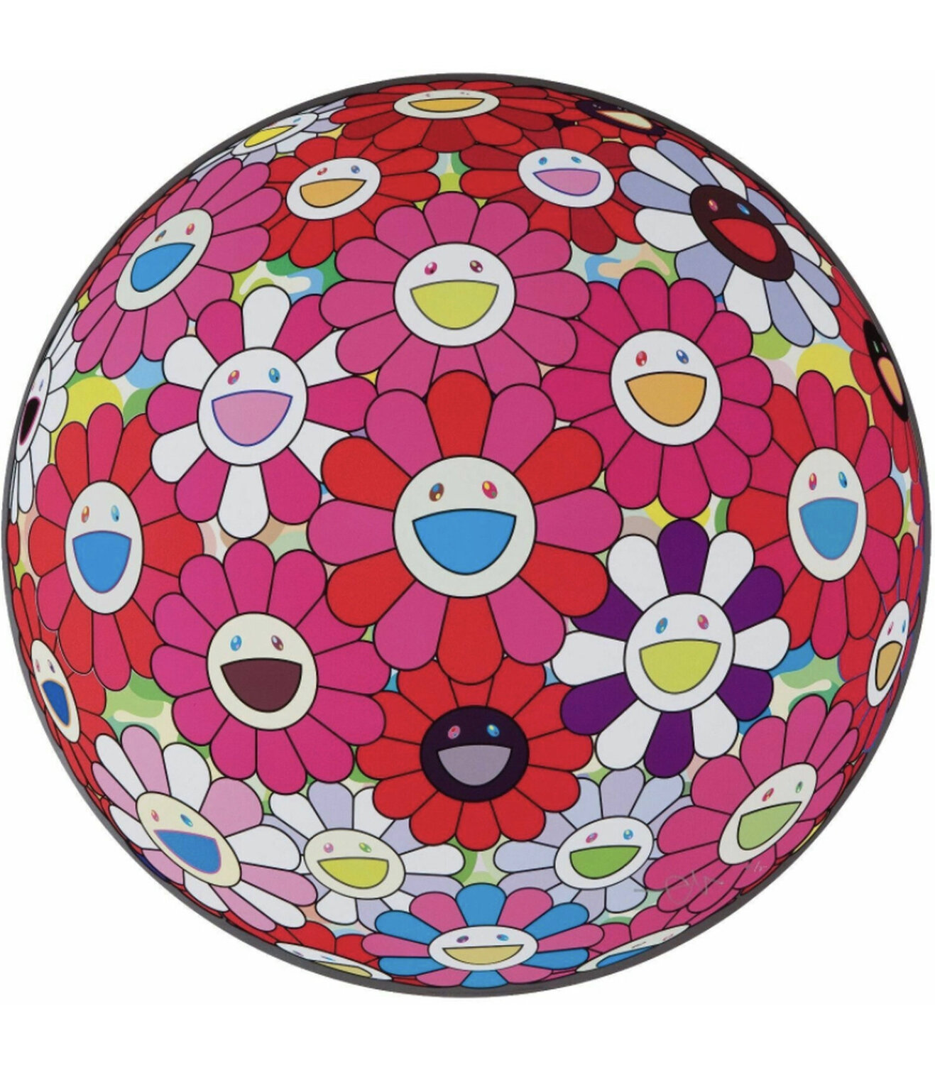 Flower Ball 3D - Turn Red! Takashi Murakami