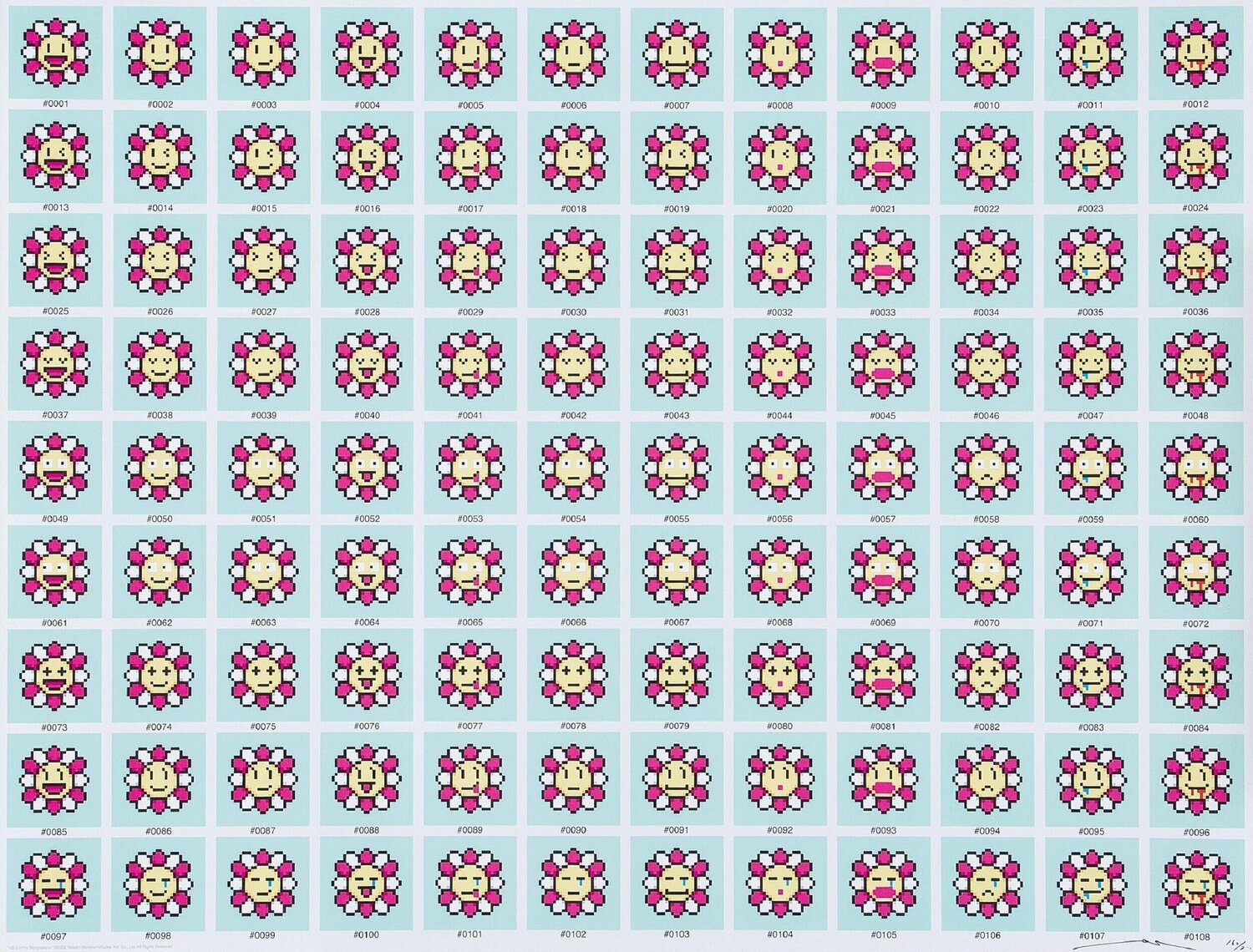 108 Earthly Temptations Takashi Murakami