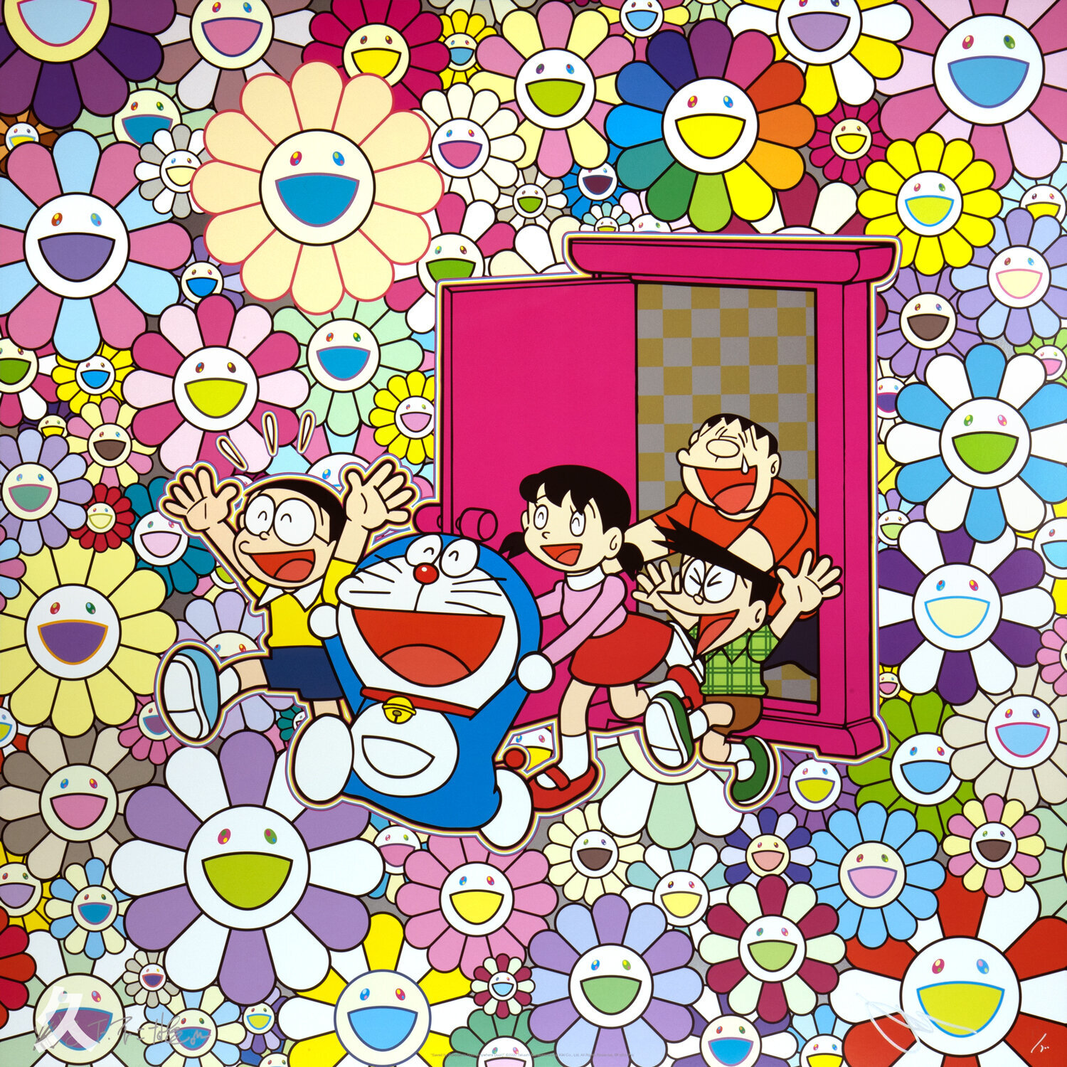 Saved by Dokodemo Door - Anywhere Door Takashi Murakami