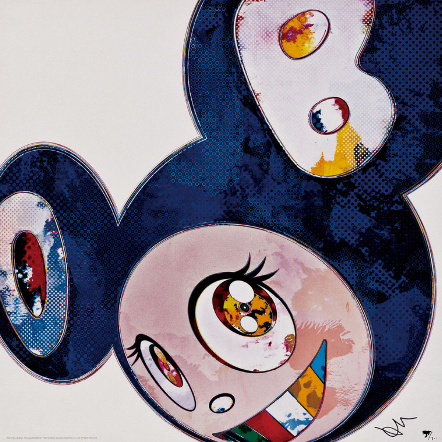 And then x 6 (Blue: the Superflat Method) Takashi Murakami