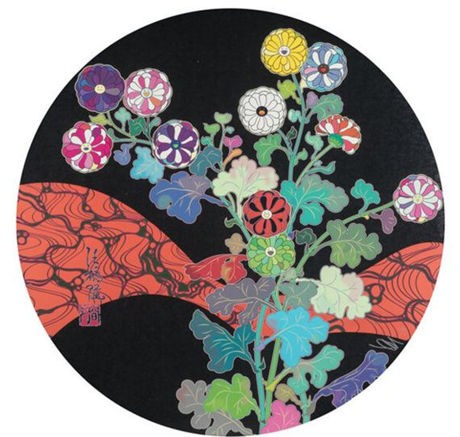 A Red River is Visible Takashi Murakami