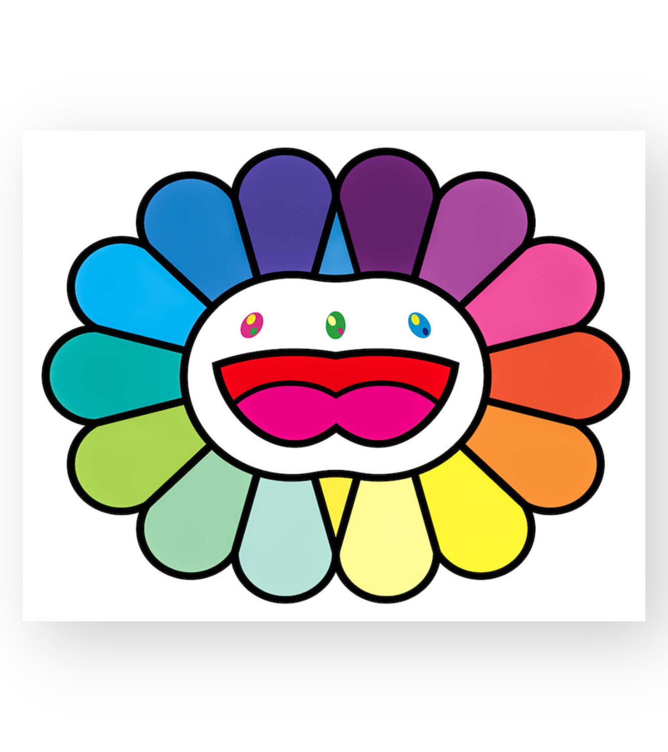 Multicolor Double Face (White) Takashi Murakami