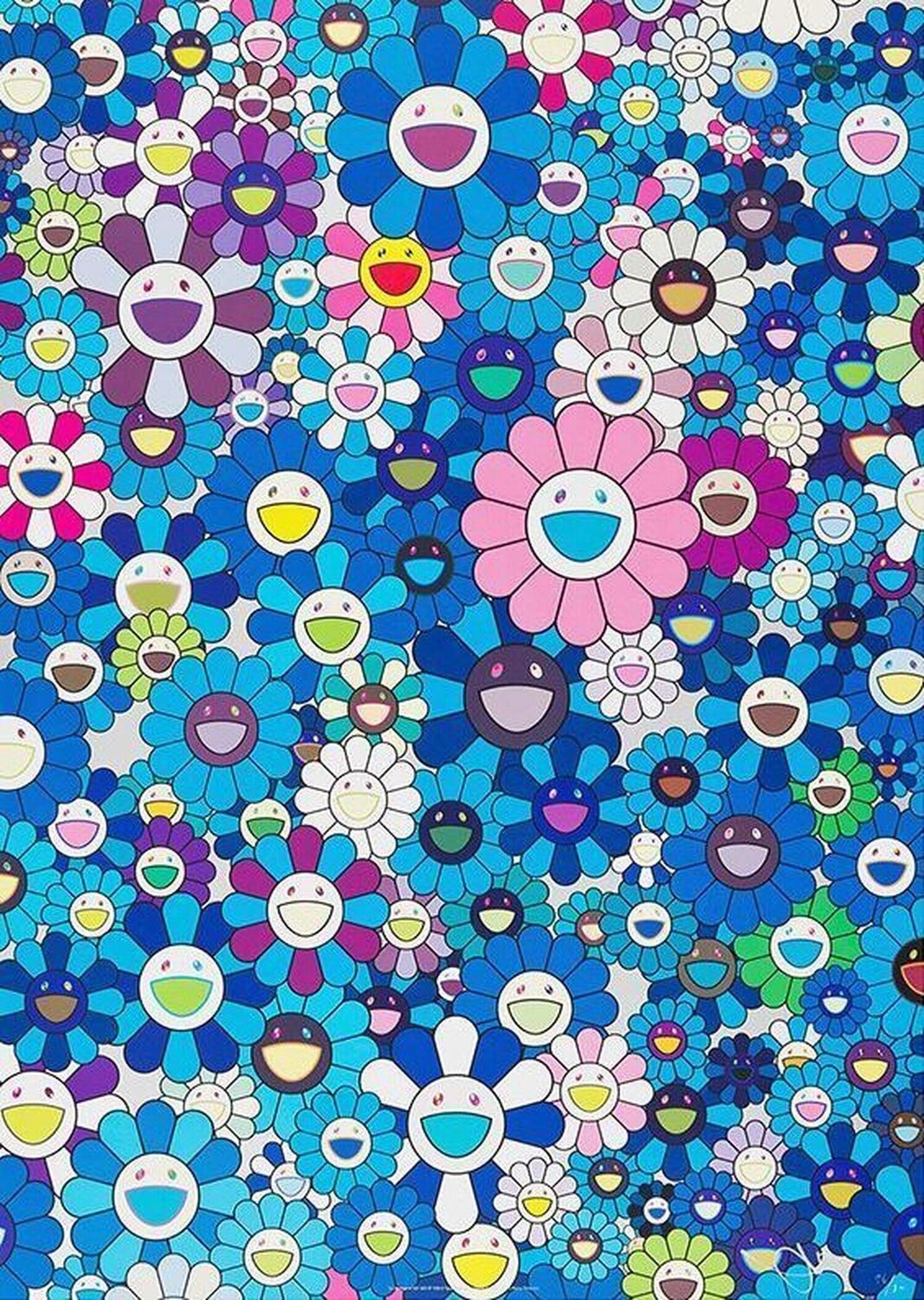 An Homage to IKB 1957 B Takashi Murakami Druck zu verkaufen