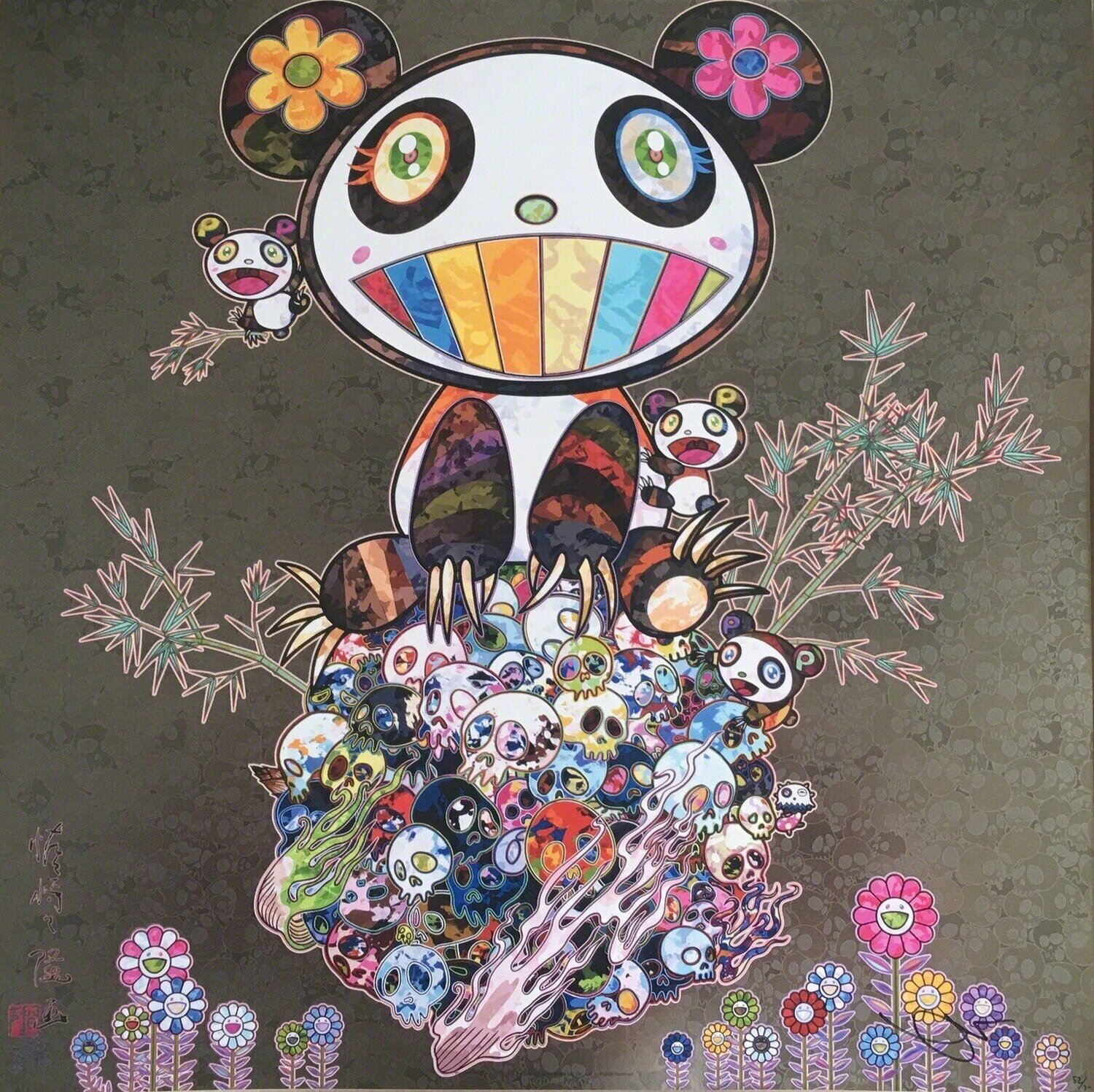 Panda and Panda Cubs Takashi Murakami