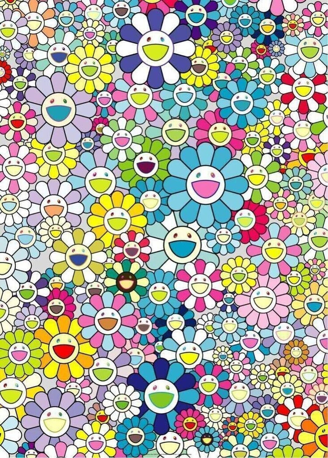 Champagne Supernova Blue Takashi Murakami