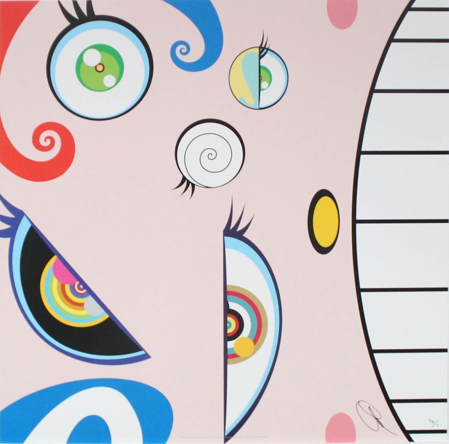 Untitled IX from We Are the Square Jocular Clan Takashi Murakami Druck zu verkaufen