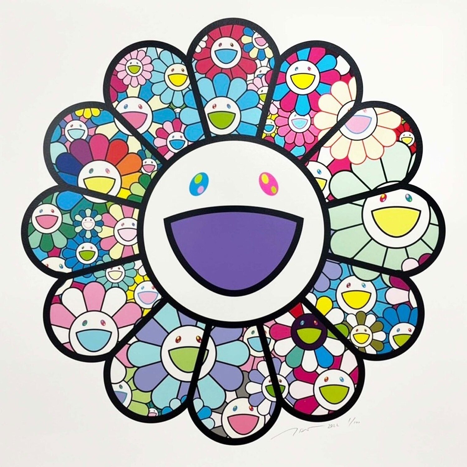 Yonaguni Flowers Print Takashi Murakami