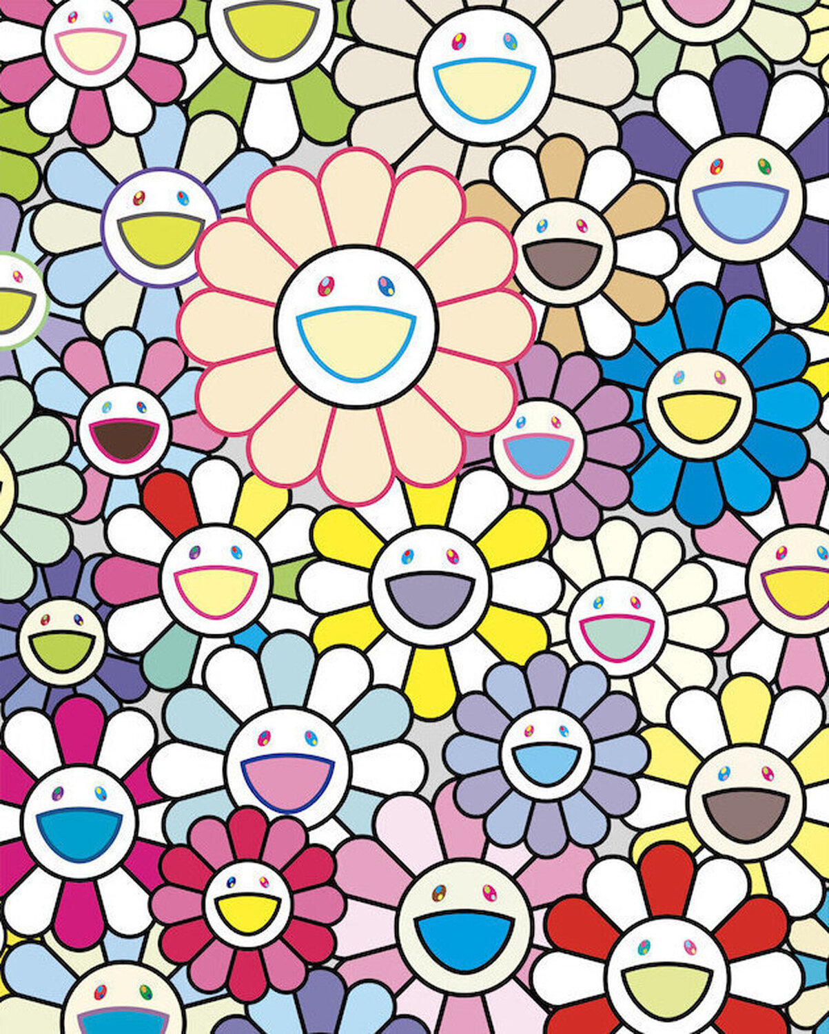 Field of Flowers Takashi Murakami