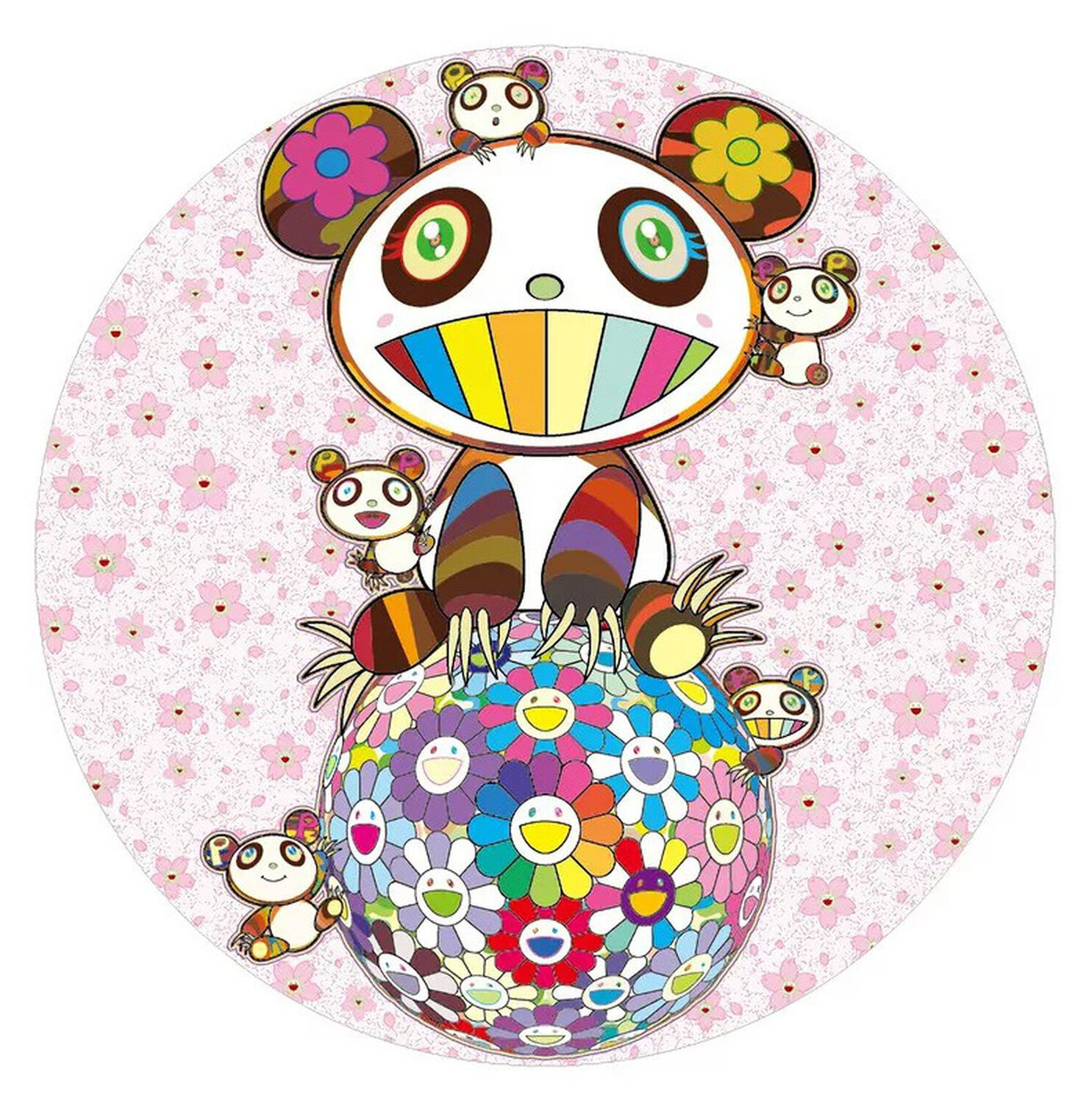 Sakura and Panda Takashi Murakami