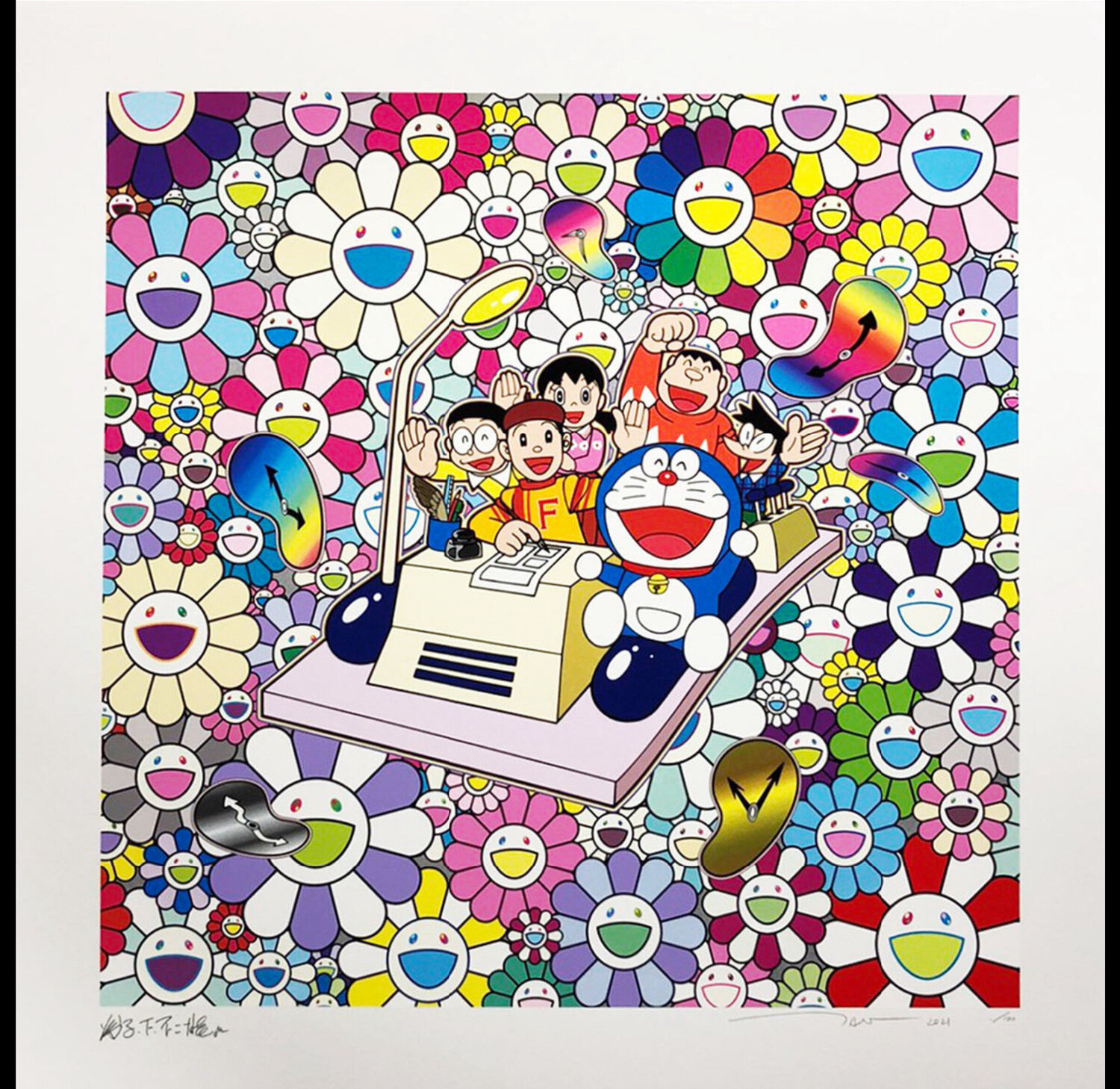 Let's Go On The Time Machine Takashi Murakami