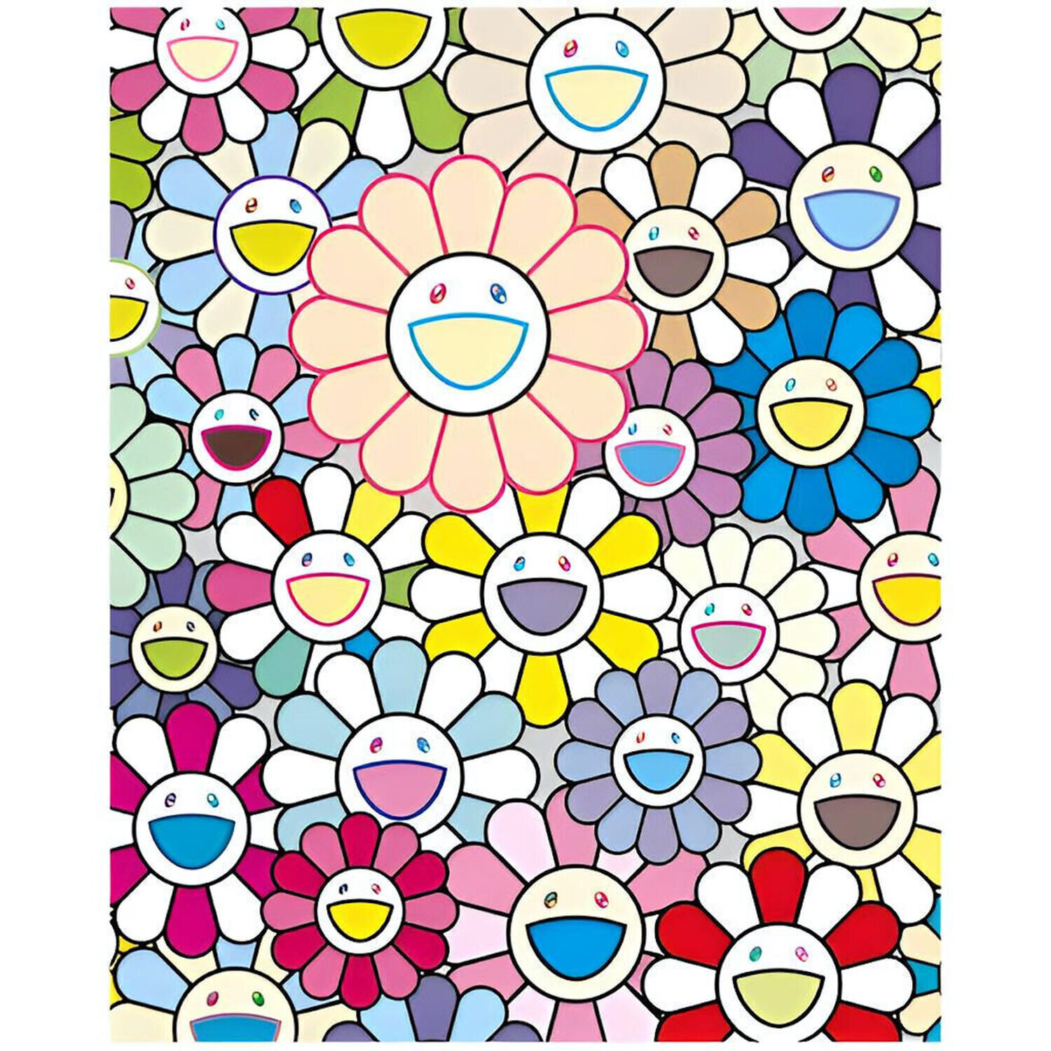Field of Flowers Takashi Murakami