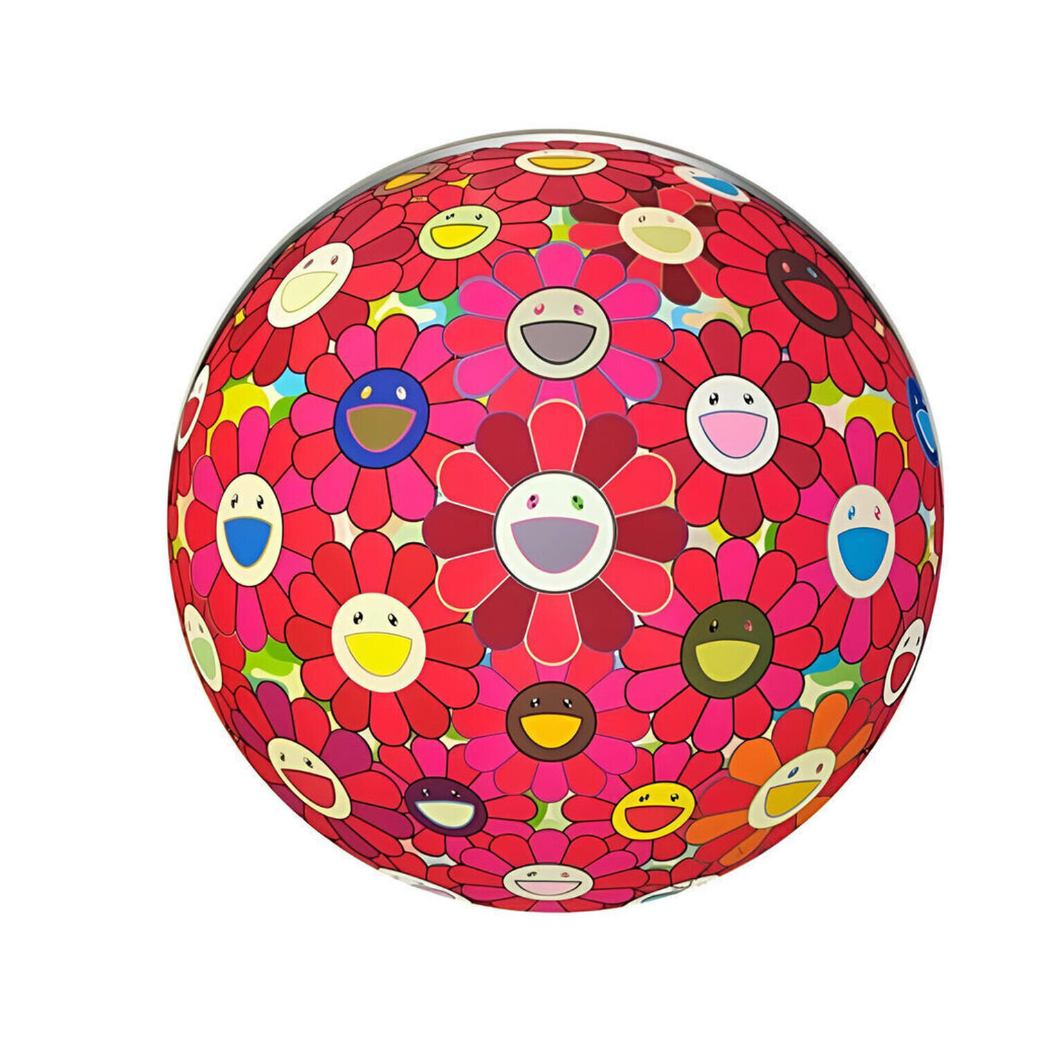 Flower Ball (3-d) Red Cliff Takashi Murakami