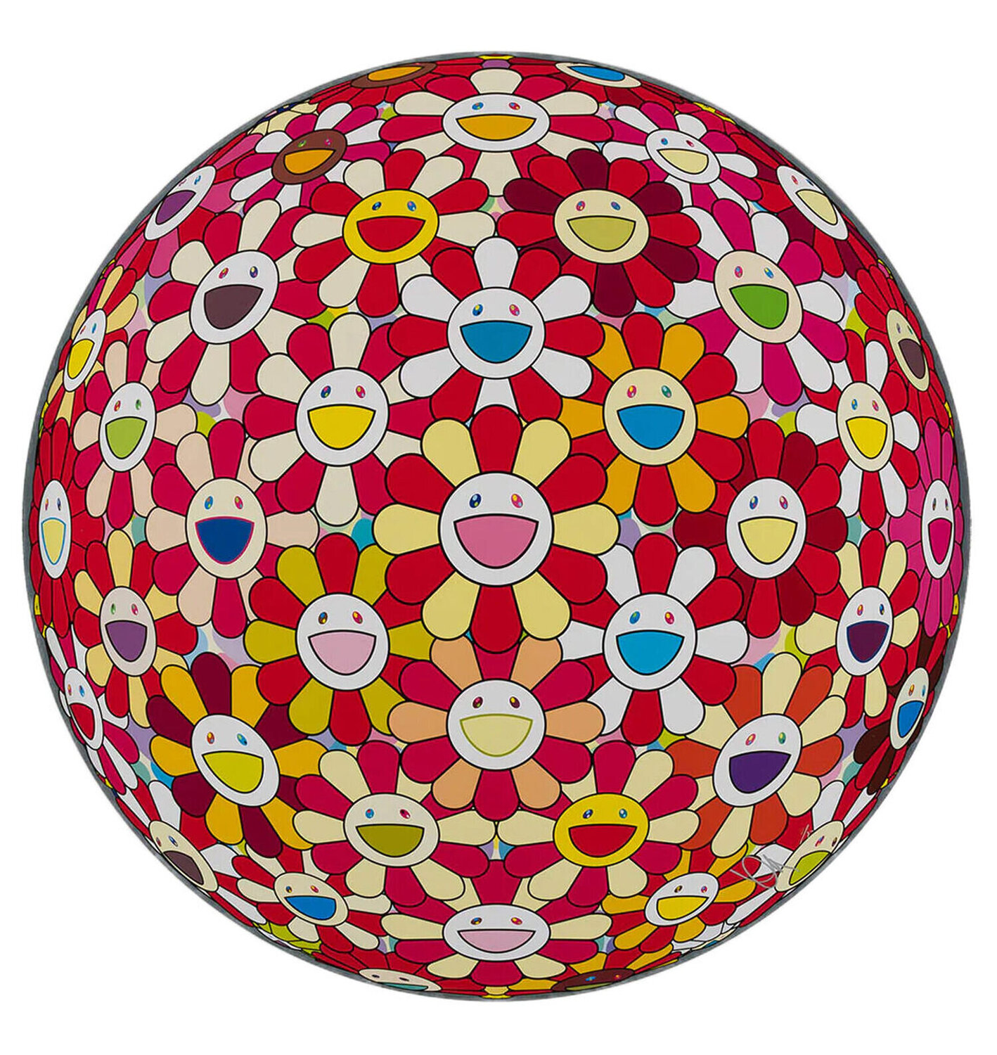 Koi Red Crane Crowned Takashi Murakami