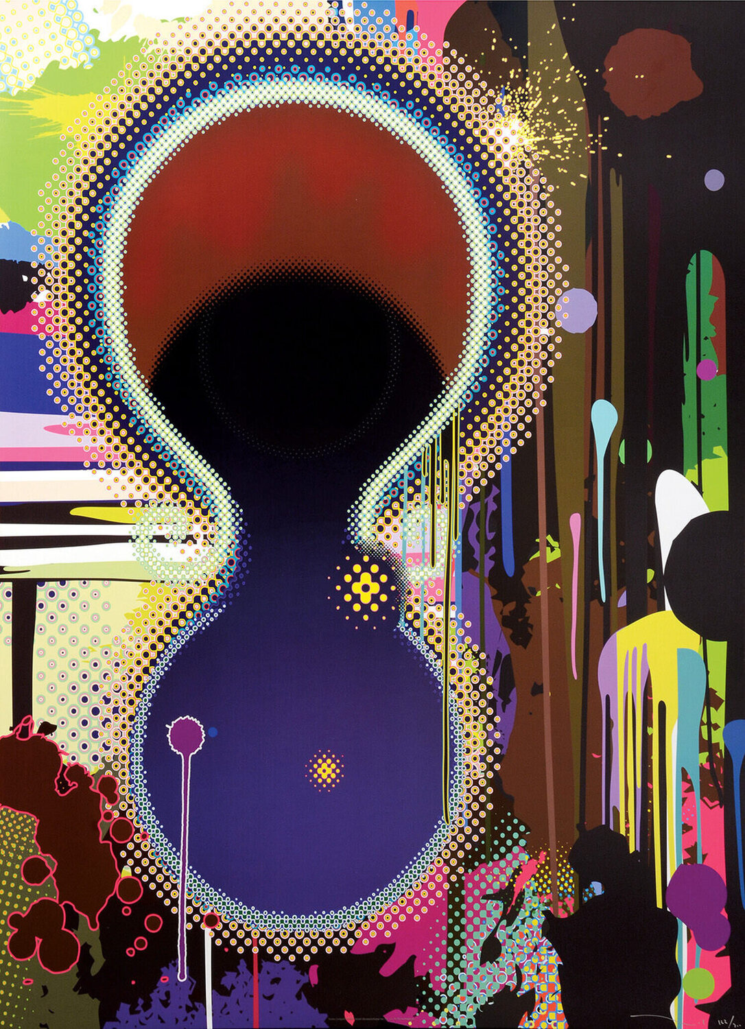 Dumb Compass Takashi Murakami Stampa in vendita
