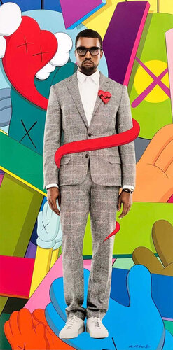 KAWS Poster Art 2008 (KAWS Kanye West 808s and Heartbreak) van KAWS, Afdruk te koop op Singulart