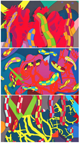 Lost Time, Alone Again, & Far Far Down van KAWS, Afdruk te koop op Singulart