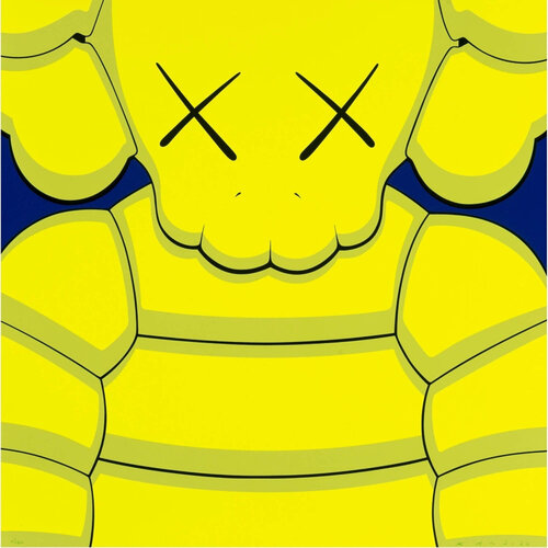 What Party (Yellow) di KAWS, Stampa in vendita su Singulart