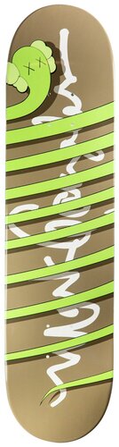 Kaws x Krooked Skateboard (hand signed) de KAWS, Otros medios a la venta en Singulart