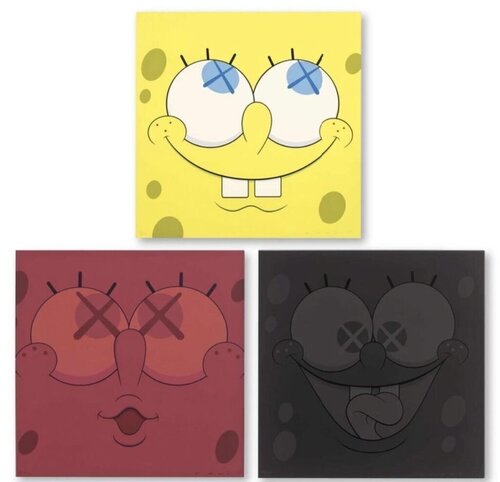 Kawsbob (Portfolio of 3) van KAWS, Afdruk te koop op Singulart